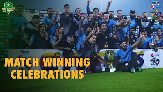 Match Winning Celebrations | Khyber Pakhtunkhwa vs Central Punjab | Match 33 | National T20 | MH1T