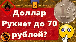 Доллар Рухнет до 70 рублей? Склонность к риску: мем акции пампятся? Майнеры биткоина продают?