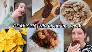 Realistic what I eat in a week *still living at home*