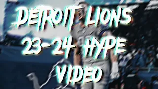 Detroit Lions 2023-24 season hype video. (Check description)