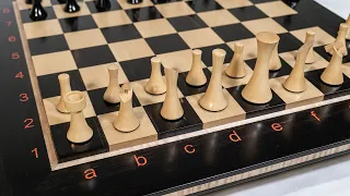 How I made an Ebony and Boxwood Chessboard with Red Inlay