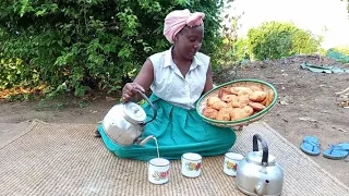 African Village Life//Cooking African Traditional Food for Breakfast