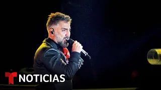 Alejandro Fernández rompe en llanto durante un concierto | Noticias Telemundo