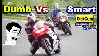 Smart Vs DUMB BIKERS 😂 | MotoVlog