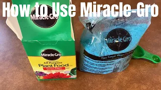 How to Use Miracle-Gro