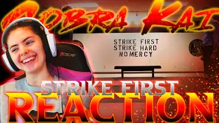 COBRA KAI SEASON 1x2 REACTION - "STRIKE FIRST" || #CobraKai #KarateKid #Reaction #Gaxelle