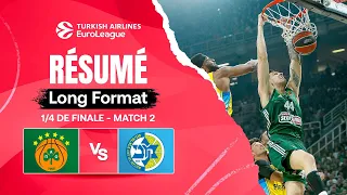 ENCORE UN MATCH MAGIQUE À L'OAKA 🌋 Pana vs Maccabi - Résumé - EuroLeague 1/4 de finale Match 2