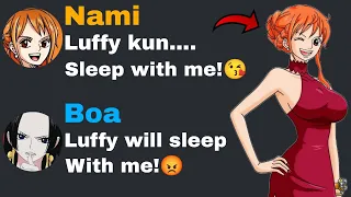 If Nami wants to sleep with luffy...