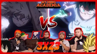 MY HERO ACADEMIA 3X23 GROUP REACTION!!! |Who will win??| ''Deku vs Kacchan part 2"