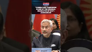 EAM Dr Jaishankar Talks Tough On Combating Terrorism At SCO Foreign Ministers' Meet #shorts #scomeet