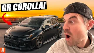 Building a 2023 Toyota GR Corolla - Part 3 (MORE PARTS + FIRST DRIVE!)