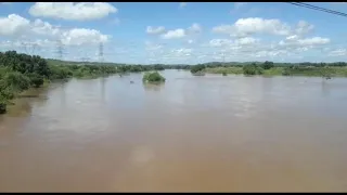 Rio Salgado maior Cheia de Abril em Icó Ceará hoje 25/04/2022 águas para açude castanhão