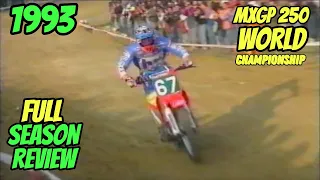 1993 WORLD 250 MOTOCROSS MX GP SEASON REVIEW