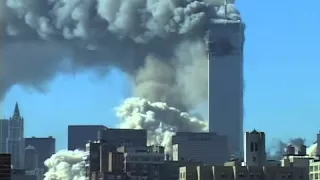 ‪September 11, 2001‬ attack - twin towers collapse : Rare Raw Video: Natural sound.