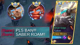 99.9% KNOWS THAT SABER ROAM IS META!! ( enemy want to ban saber forever )