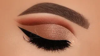 Brown Cut Crease Makeup Tutorial | Melissa Samways