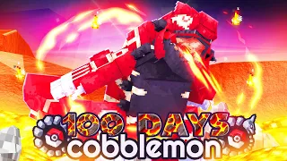 I Spent 100 Days In MINECRAFT COBBLEMON Using ONLY GROUND TYPE POKEMON!!!