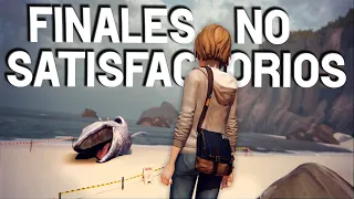 Juegos con finales insatisfactorios.