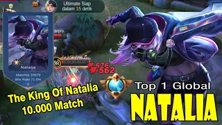 King Natalia 10.000 Match [Top Global 1 Natalia] By |•Sƙƴline ♬ - Mobile Legends Gameplay And Build