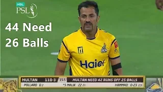 Psl 3 Thrilling Match 44 Need 26 Balls Peshawar Zalmi vs Multan Sultans 1st Match 22 Feb