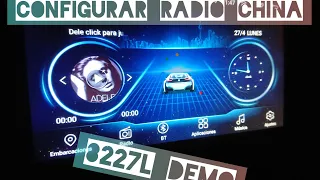 Configuración y soluciones de audio de radio china 8227L parte 1