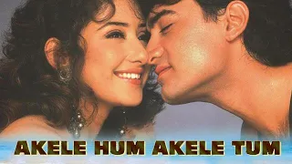 Raja Ko Rani Se - 4K Video | Akele Hum Akele Tum | Aamir khan & Manisha | Bollywood Romantic Songs