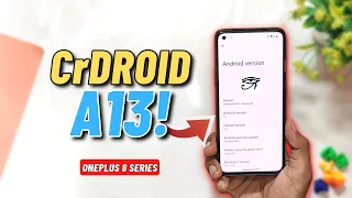 CrDroid Android 13 Custom Rom ⭐️ Oneplus 8 Series | TheTechStream