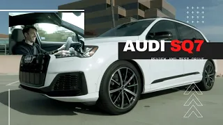 2021 Audi SQ7 review / 500 hp with a 3rd row / Brutal power !