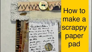 Let’s plan how to make a video short! Fail to Plan - Plan to Fail! Making a scrappy paper pad.