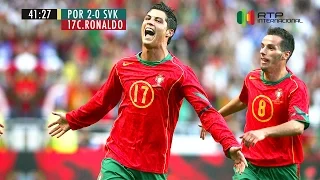 Cristiano Ronaldo vs Slovakia (World Cup Qualifier 2006) by Hristow