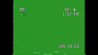 vhs green screen