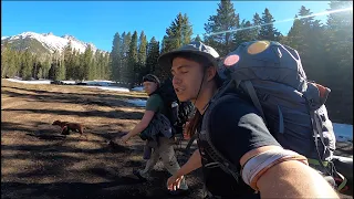 Brad and Josh Go Backpacking: Blue Lakes (May 1, 2021)