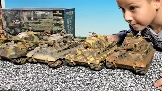 Königstiger + ELEFANT Jagdpanzer FORCES of VALOR 1:32