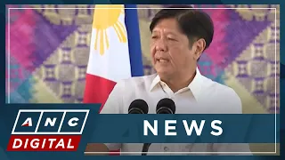 Marcos disributes gov't aid to El Niño-hit farmers, fisherfolk in Tawi-tawi | ANC