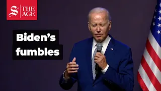 Joe Biden fumbles his way through Hanoi press conference