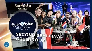 Party in the greenroom during the second Semi-Final - Eurovision 2019