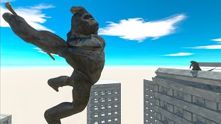 Godzilla vs MAX SIZE ENEMIES - Animal Revolt Battle Simulator