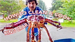 Alaskan King Crab - Clean & Cook