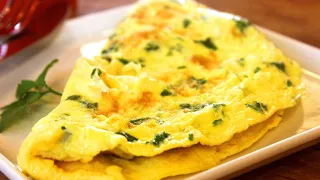 Easy air fryer omelette: super delicious and ready in a few minutes