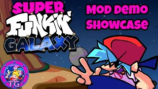 Super Funkin' Galaxy Version 1 DEMO MOD SHOWCASE! Best Super Mario Galaxy Themed Mod!