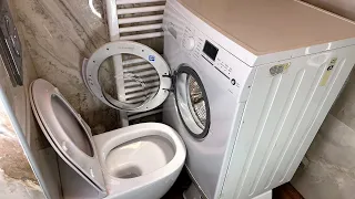 Experiment - Washing Machine to The Toilet