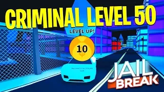 FASTEST WAY TO LEVEL UP AS A *CRIMINAL* IN JAILBREAK! (Roblox)