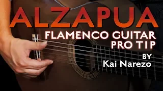 Refine your flamenco guitar alzapua technique - Kai Narezo Pro Tip
