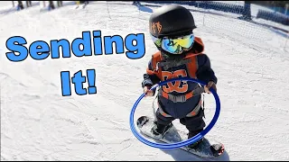 Toddler Snowboarding By Himself - (Season 5, Day 61)