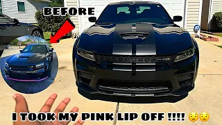 srt kyah takes off her pink splitter guard 😧 + wash my car w/ me  🧼