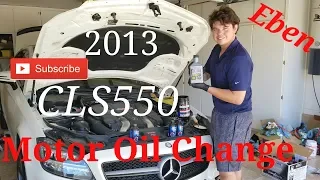 Mercedes CLS550 AMSOIL Motor Oil Change