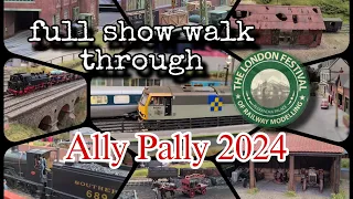 The London Festival of railway modelling 2024 ALLY PALLY #railways #hornbyrailways #bachmann #london