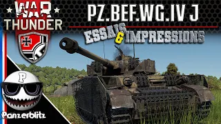 PANZER IV Ausf. J de Commandement (Pz.Bef.Wg.IV J) Mobilité et efficacité - WAR THUNDER