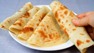 Ready In Only 5 Minutes! No Rolling No Kneading💯 Soft Chapati Make With Liquid Dough