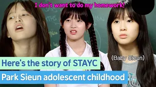 STAYC Sieun also had adolescence😁 Sieun bickering with her dad